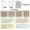 Sunset Blinds Style White Sheer Curtains For Living Room Vertical Stripes Grille Tulle Curtain Home Decor Custom Size 6