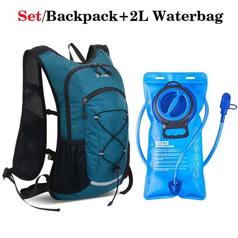 Waterproof Bicycle Cycling Water Bag Backpack Outdoor Sport Hydration Pack 2L Inner Bladder For Running Mountaineering Hiking 3
