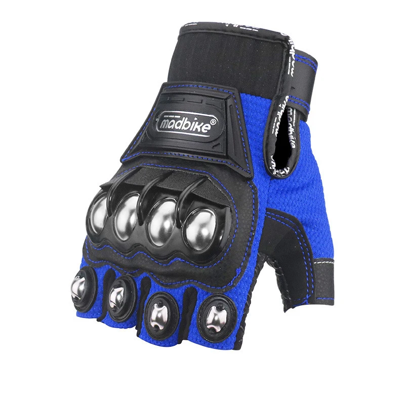 

Universal Motorcycle Fingerless gloves Non-slip Breathable Outdoor Sports Glove Men and Women Pitbike Knuckle Protection Gloves