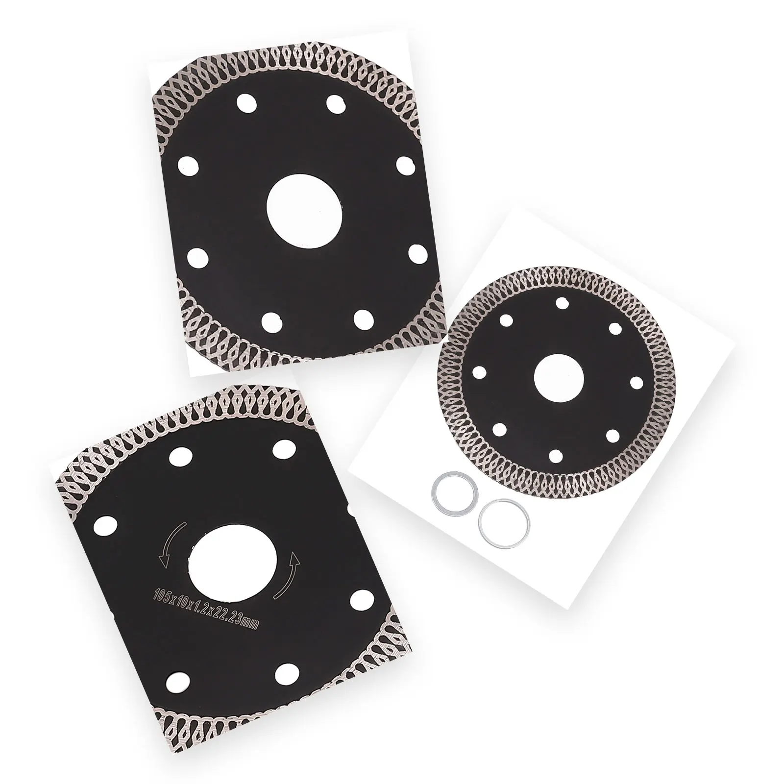 

Cutting Disc Diamond Saw Blade Quick & Smooth Cutting 10mm Thin Edge 22/23mm Inner Diameter Cutting Tile Ceramic Brick
