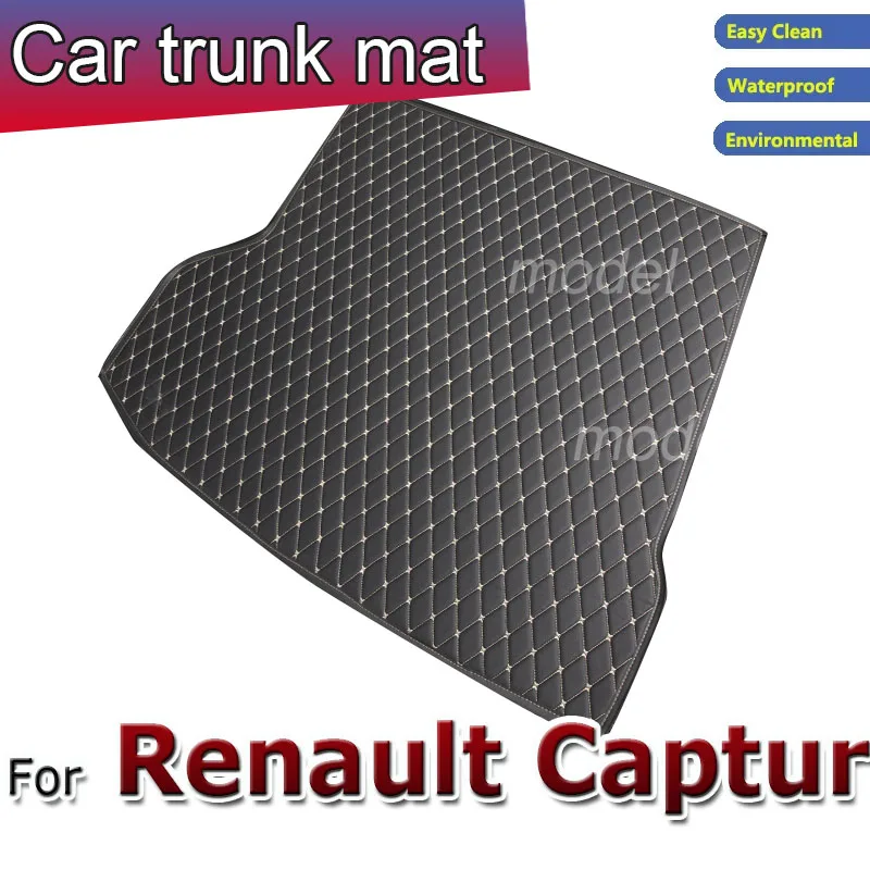 

Коврик для багажника автомобиля для Renault Captur SUV 2014, 2015, 2016, 2017, 2018, коврик для груза, внутренние части, аксессуары, крышка