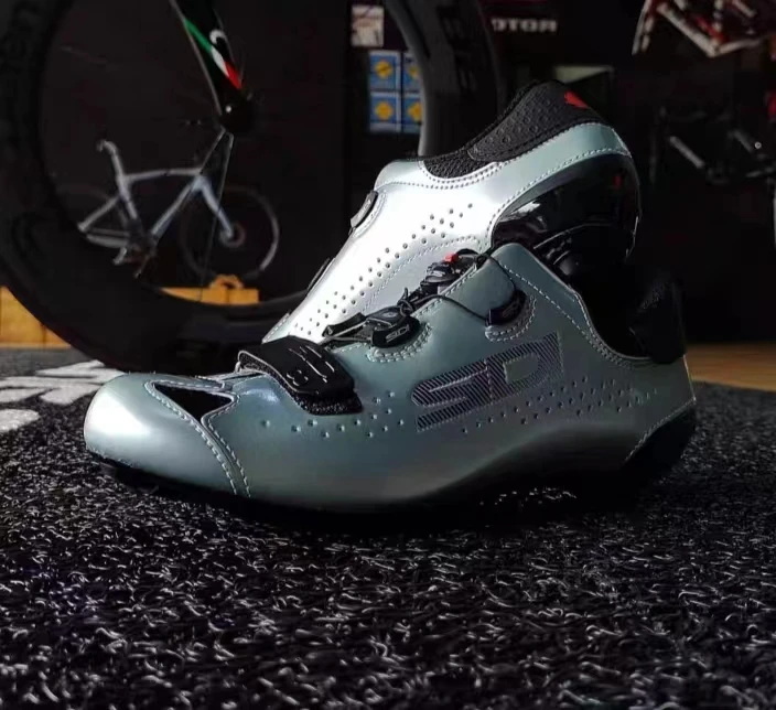 SIDI ロードシューズ Sidiシックス周年記念限定版/ワイヤー2道路ロック靴ベント
