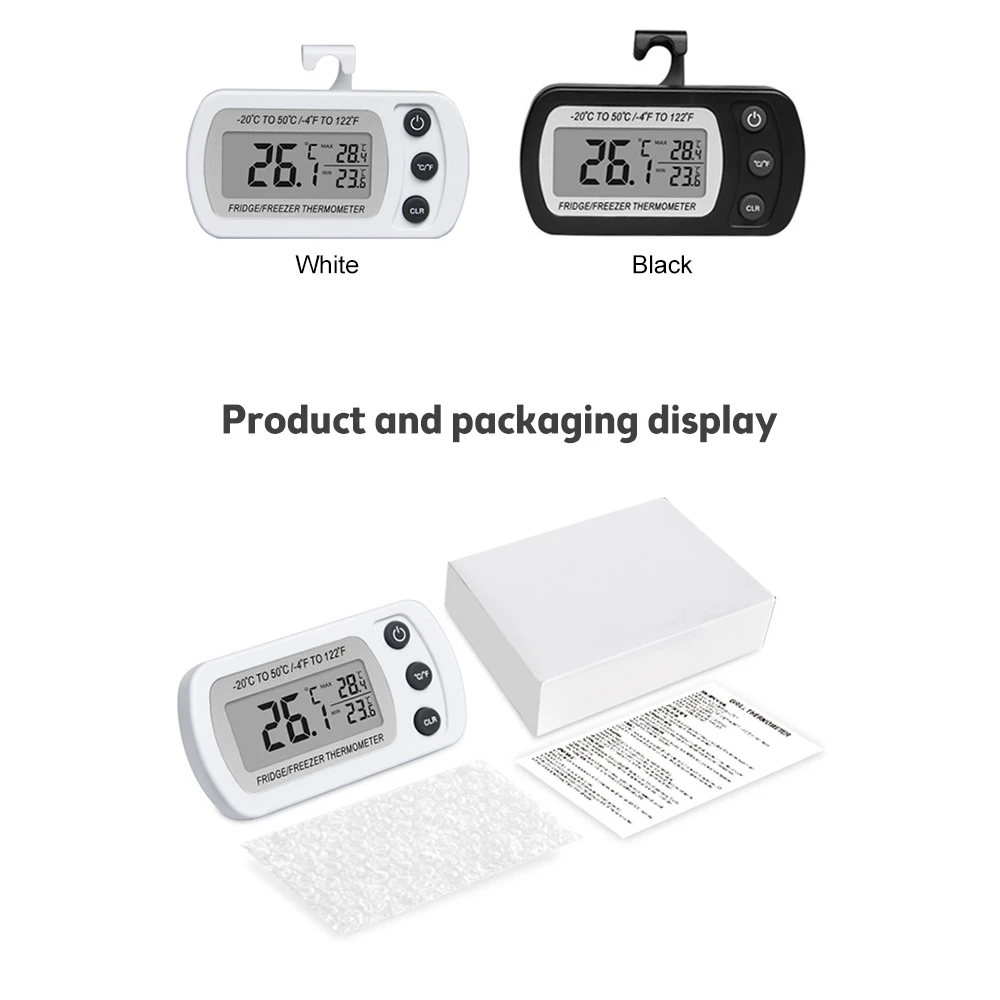 Temperature Tester, Minus20 to 50℃ Fridge Thermometer for Home for  Refrigerator