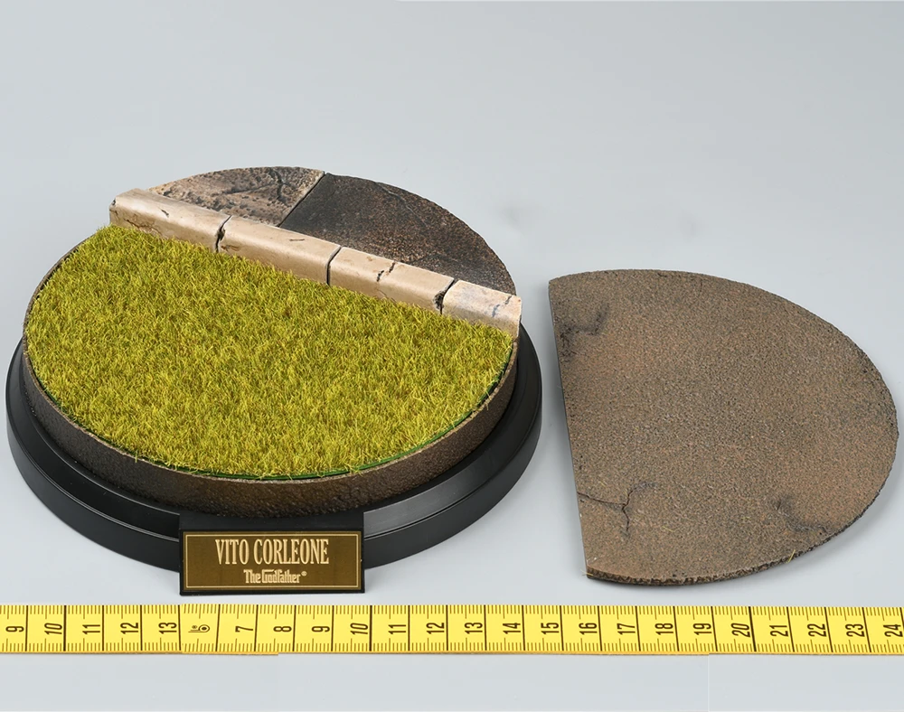 1 6 Damtoys Dam Dms033 The Godfather 1972 Vito Corleone Golden Years Version Green Lawn Path Stand Platform Model For Fans Aliexpress