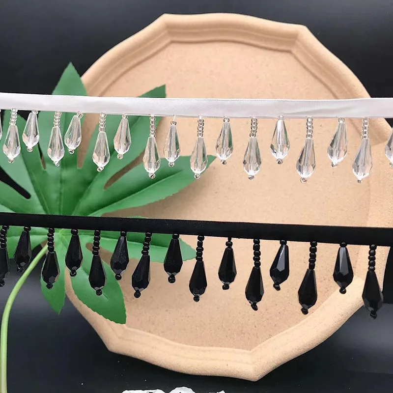 2 메터/몫 페르시 펜던트 레이스 트림 술 폭 4CM 수제 DIY 홈 인테리어 무대 의류 Weddig 드레스 커튼 액세서리