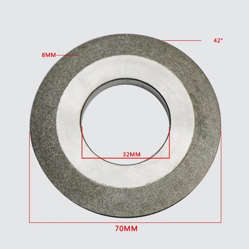 SDC Diamond Grinding Wheel Double Hypotenuse Electroplated Tungsten Steel for Carbide Saw Blade Tooth Grinding Disc