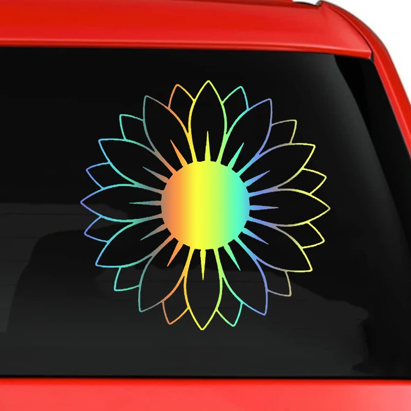 Рисунок 4 - K555 # Цветочная наклейка на бампер