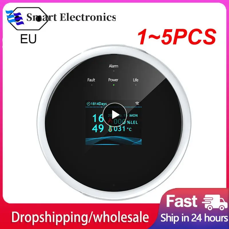 

1~5PCS Wireless Natural Gas Sensor Combustible Household Smart LPG Gas Alarm Detector Leakage Sensor Temperature Detectors