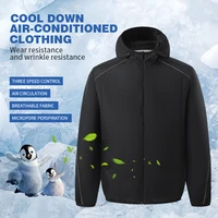 Outdoor Fan Air Conditioner Men & Women Travel Ultralight Air Conditioner Vest Clothes Jacket Sun Windbreaker Fishing Worker - Image 3
