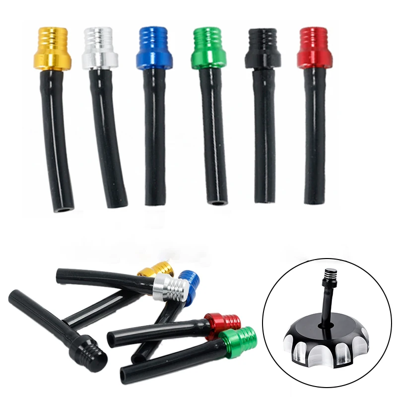 Motorcycle Gas Fuel Cap Valve Vent Breather Hoses Tubes For Motocross