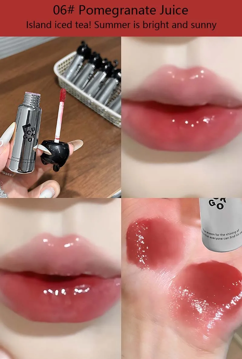 Schwarzer Spiegel Lip Glaze Feuchtigkeitsspendender Lip Tint_voghion.com