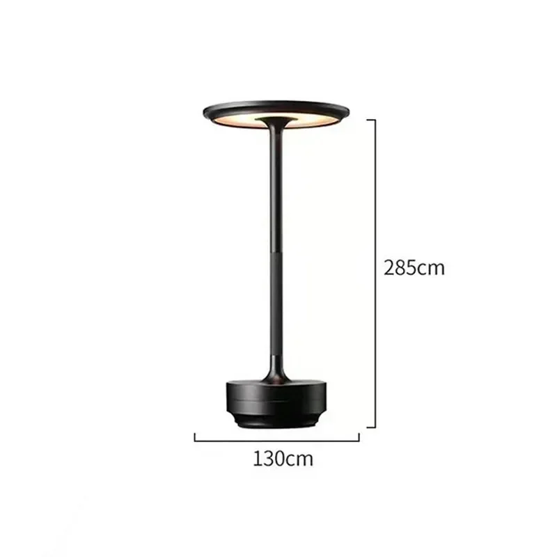 Hot Rechargeable LED Desk Lamp Touch Dimming USB Portable Charging Coffee Shop Bar Vintage Decoration Atmosphere Night Light