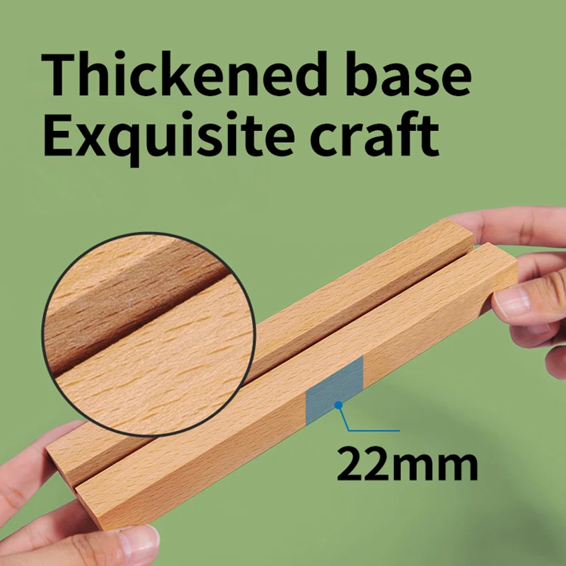 Suitable For A4/A5/A6 Panel Matural Wood Name Note Clip Photo Clip Business Card Clip Desktop Message Clip 5