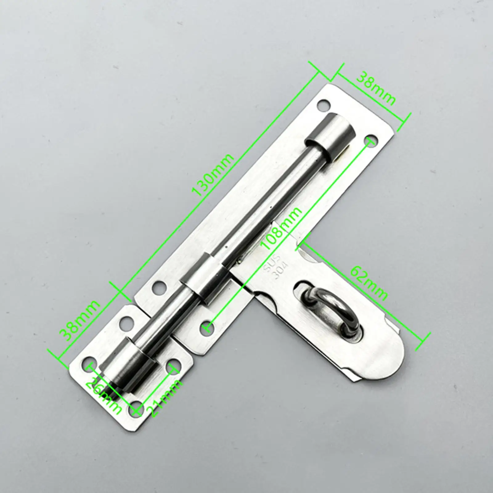 4x Door Security Bolt Latch Barrel Bolt Latch for Bathroom Home Living Room
