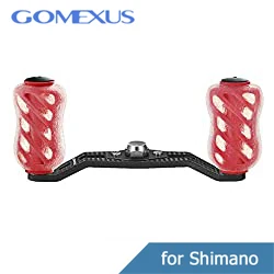 Poignée Gomexus DCD85S21RD – Carbone 85 Mm – Rouge – Compatible Shimano Daiwa