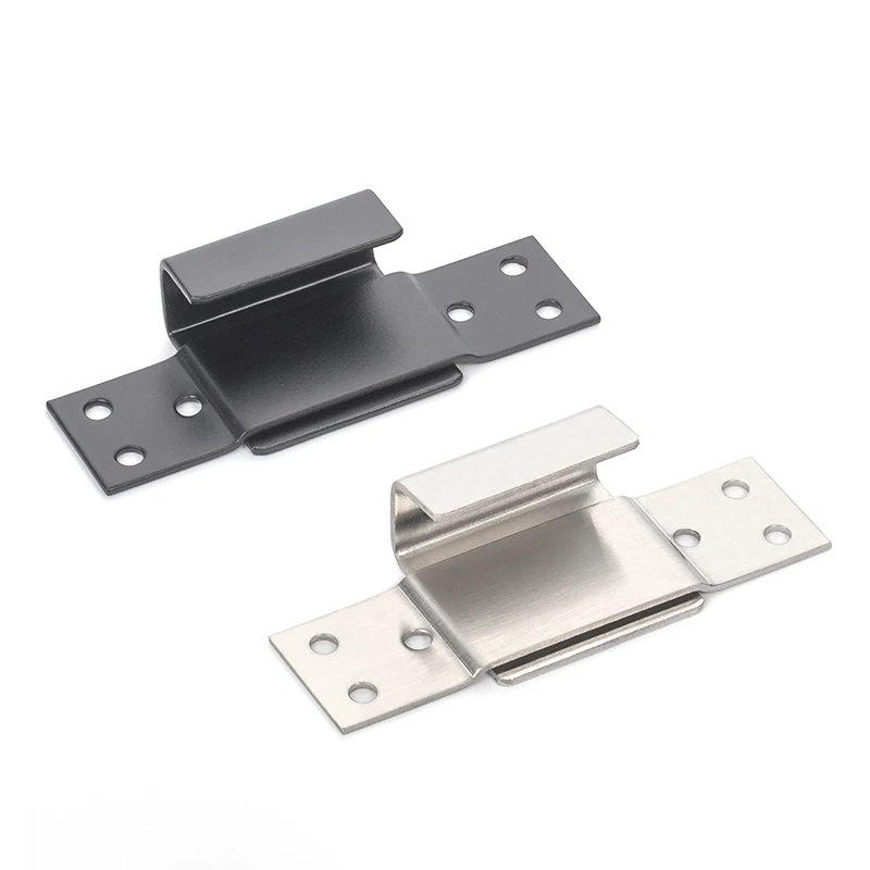 Stainless Steel Tile Hanging Code Ceramic Tile Display Buckle Wall Fixing Clip Mirror Support Hook Hanger Hardware 1PCS