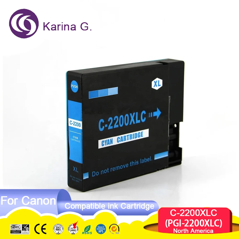 PGI-2200 PGI2200 XL PGI-2200XL PGI2200XL Premium Color Compatible Ink Cartridge