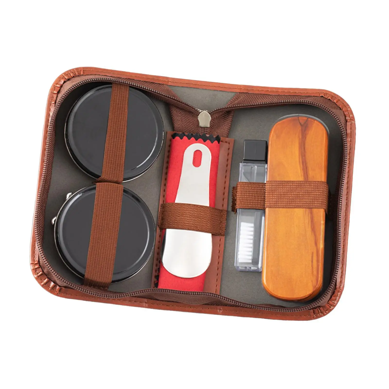 Shoe Polish Kit Polishing Cloths Practical with Bag Leather Shoe Shine Kit Shoe Polish Kit Polishing Cloths Practical with Bag Leather Shoe Shine Kit