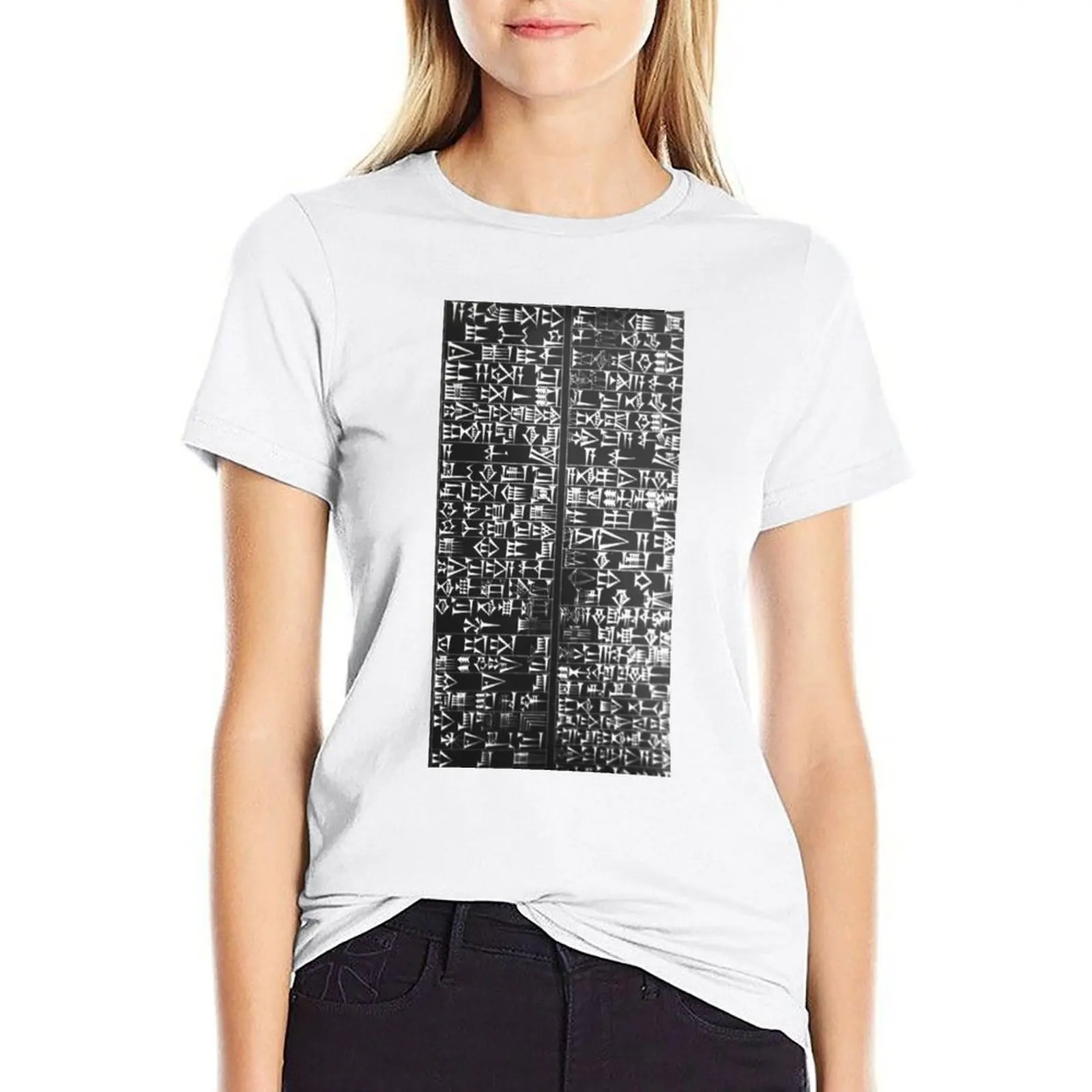 

Code of Hammurabi T-shirt summer clothes cute clothes white t-shirt dress for Women sexy