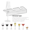 Acrylic Cup Holder Wine Rack Glass Holder Hanging Bar Cabinet Hanger Shelf Wine Glass Storage Rack Stand Kitchen Organizer Rack 1