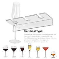 Acrylic Cup Holder Wine Rack Glass Holder Hanging Bar Cabinet Hanger Shelf Wine Glass Storage Rack Stand Kitchen Organizer Rack 1