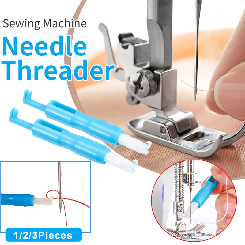  3Pcs Sewing Machine Needle Threader Inserter Automatic Needle  Tool for Sewing Machine Sew Thread