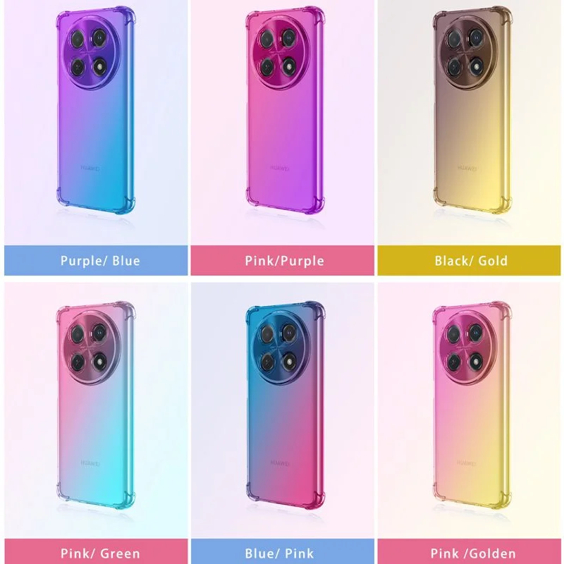 Shockproof Gradient TPU Protective Phone Case Cover