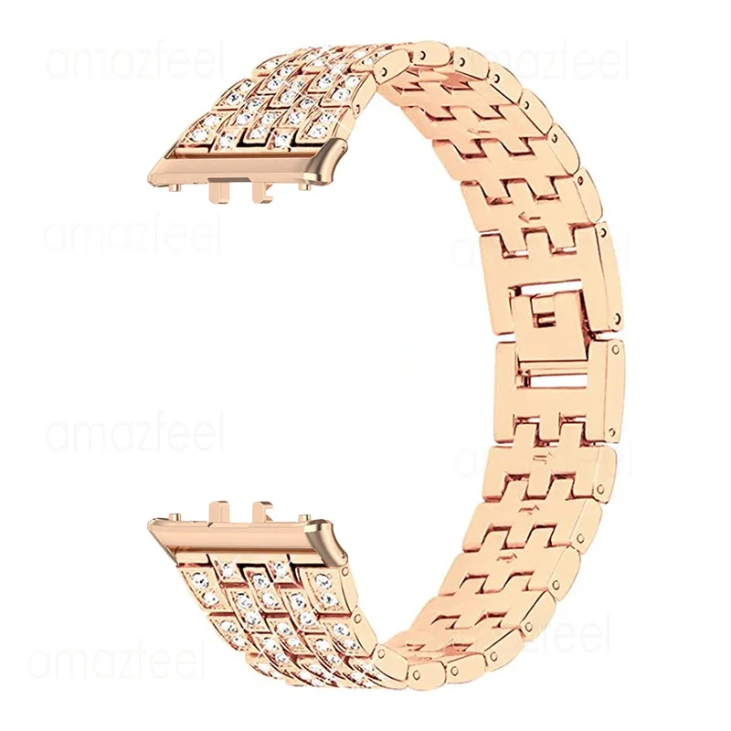 Diamond Strap Metal Bracelet for Galaxy Fit Smart Watch