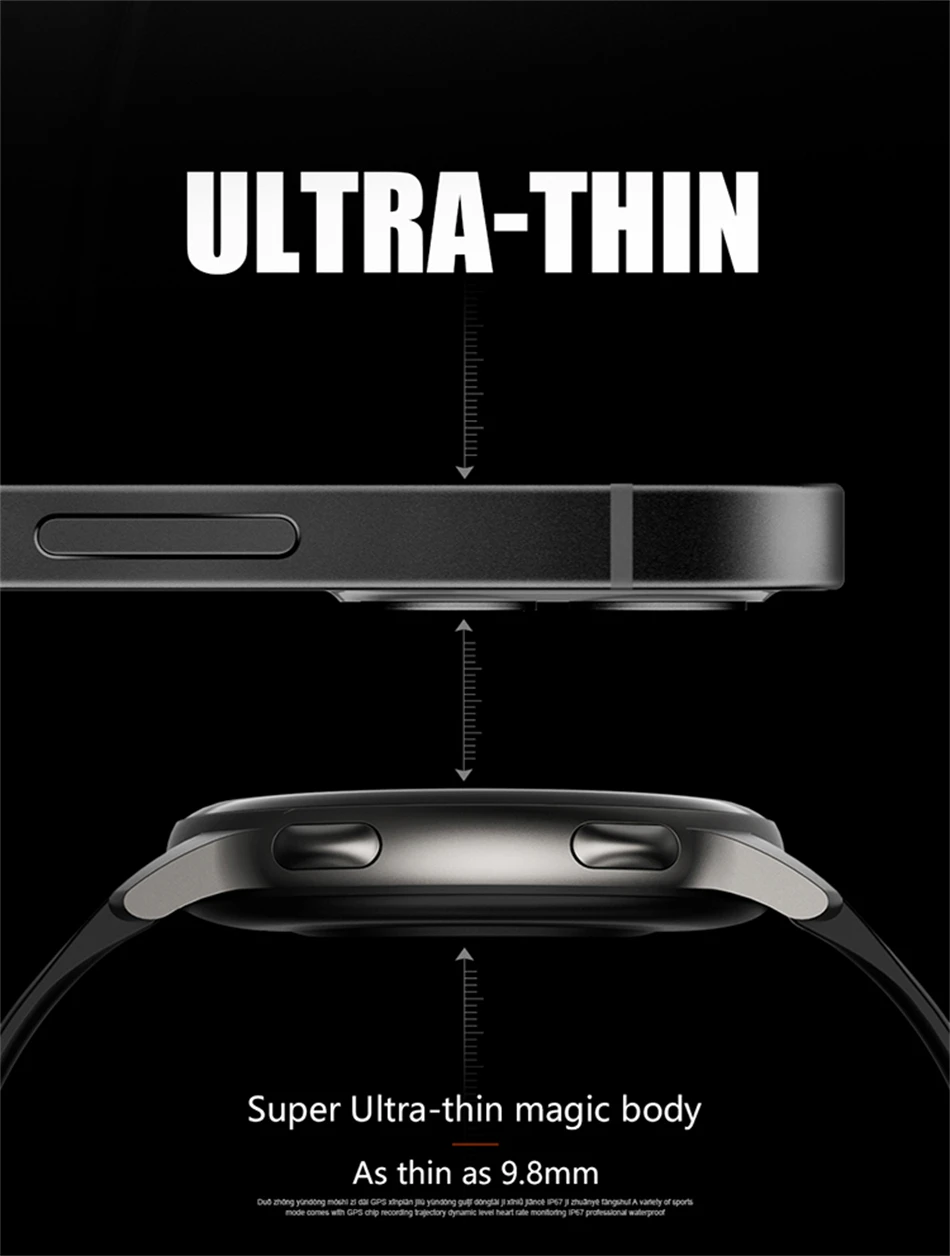 KALOSTE New Smart watch Men 360*360 AMOLED Full Touch Sport Fitness Tracker Women Smartwatch Clock Man For Huawei Xiaomi apple