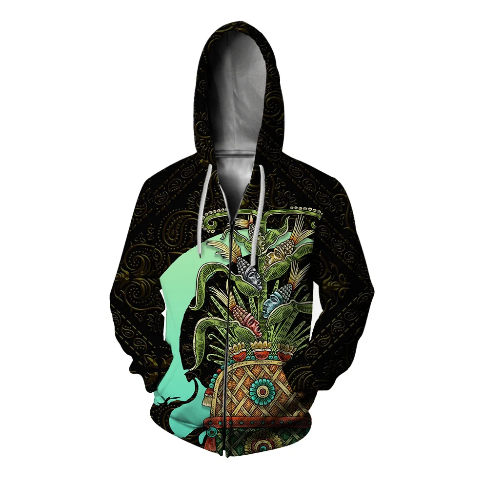 thumbnail image 1 of Ropa para hombre Sudadera con capucha y cremallera de otoño Sudadera con capucha con cara extraña Sudadera con estampado personalizado para hombre Ropa Y2k, 1 of 5