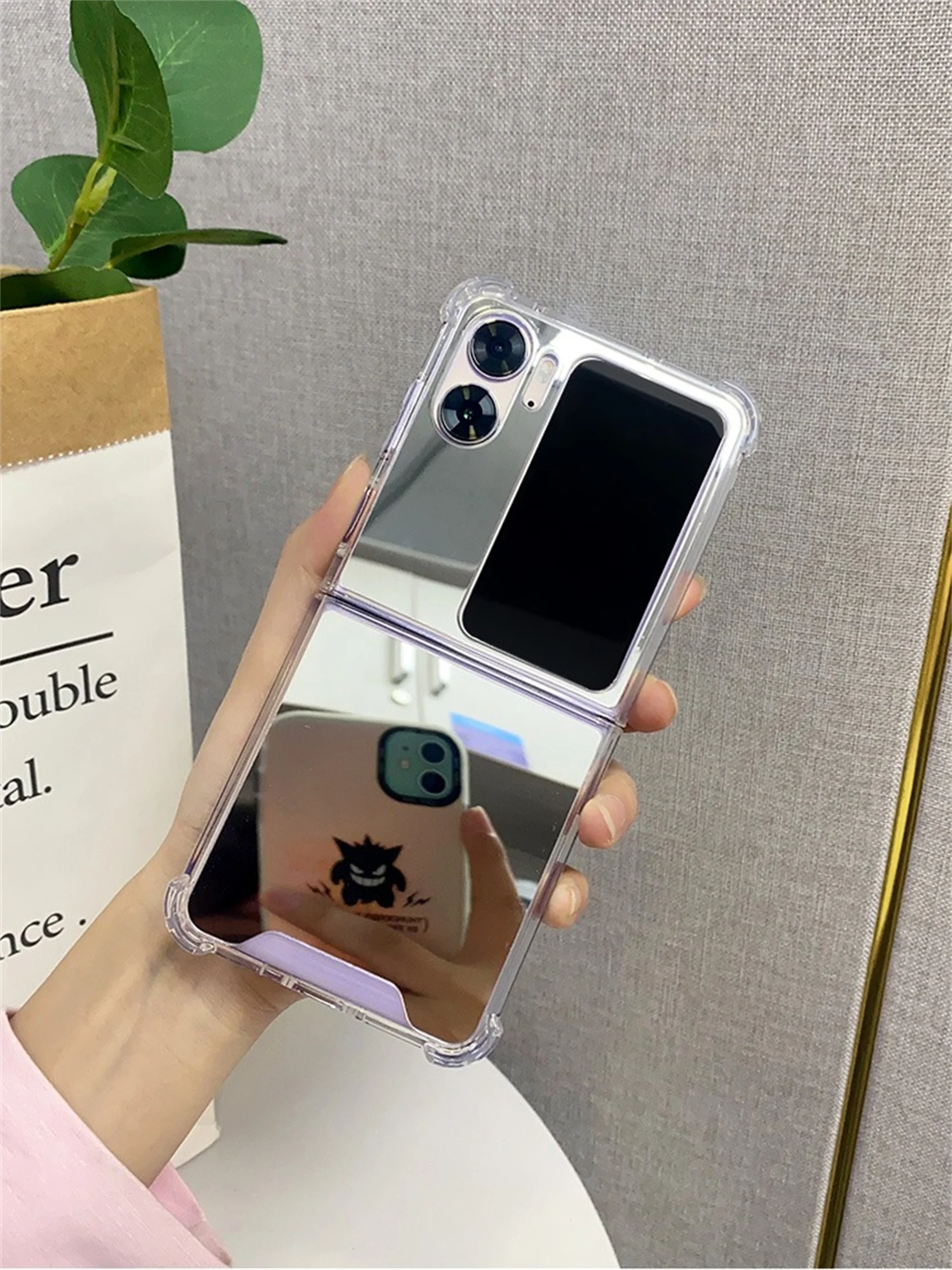 Luxury Fashion Shockproof Silver Mirror Phone Case