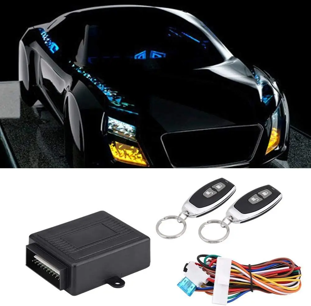 Universal Car Remote Central Kit, Car Door Lock Vehicle Keyless Entry System Central Locking Remote Control Kit