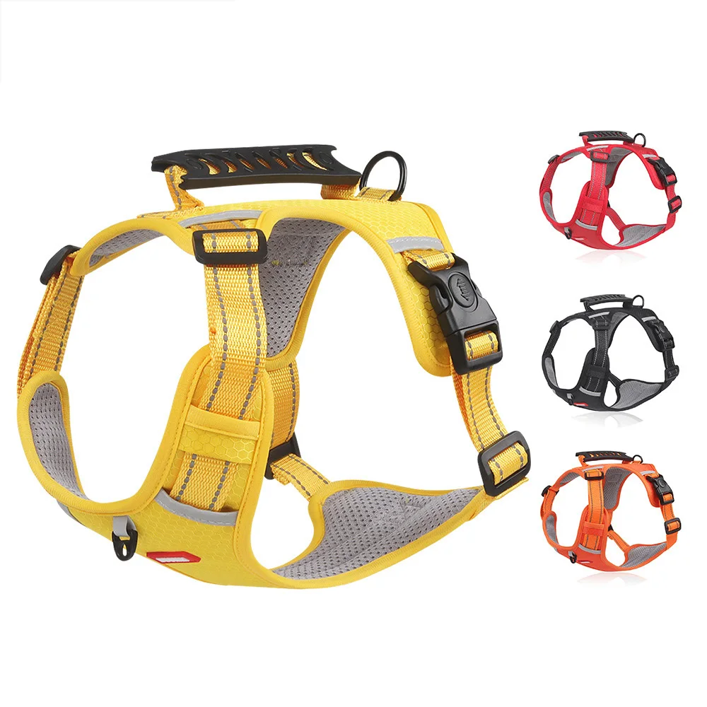 

New Pet Chest Strap Explosion-proof Impact Big Dog Chest Back Reflective Commuter Dog Leash Dog Leash