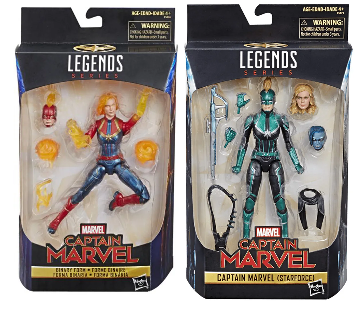 

Hasbro Marvel Legends Series Avengers 6-inch Captain Marvel Limited Double Star Starfighter Edition 16cm Anime Peripherals