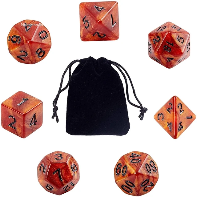 Dice d20 for playing Dnd. Dungeon and dragons board game with