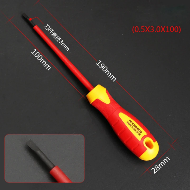 Description Picture 5 of item15PCS 380V/13PCS 1000V Changeable Insulated Screwdriver Set And Magnetic Slotted Bits Repair Tool Electrician Tools Set