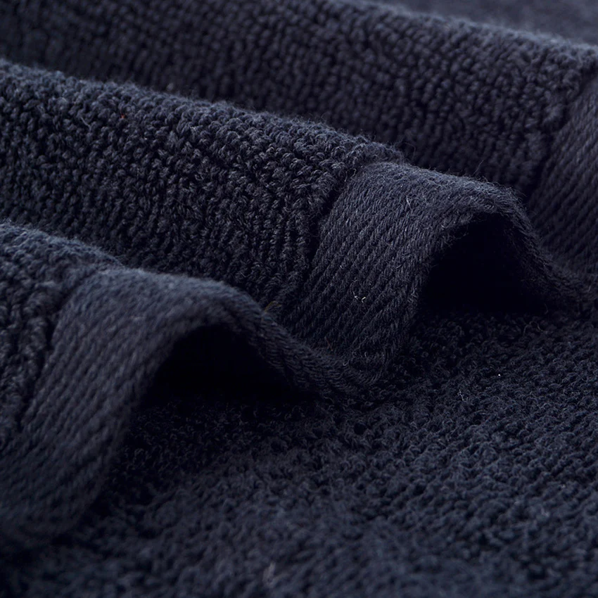 Black Bath Towel Thick Large Soft Cotton Face Hand Shower Towels for Adults Kids Home Bathroom Spa toalla 34*74cm/70*140cm 4