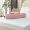 Solid Color Long Cylindrical Pillowcase Removable Washable Bedroom Neck Bolster Pillowslip Household Durable Pillow Case 4