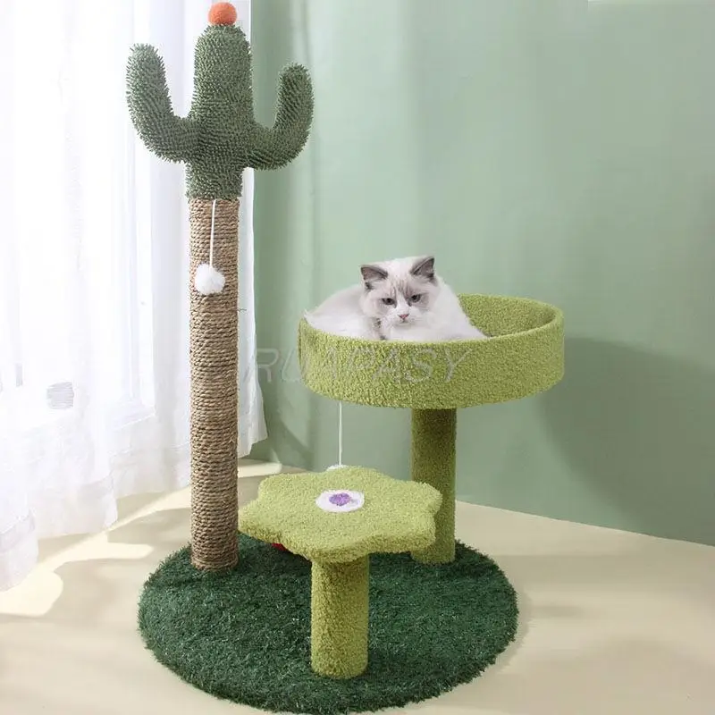 

Кошачья Когтеточка для скалолазания, Когтеточка, захватывающая Когтеточка, рамка, игрушки, кошачья Когтеточка, Когтеточка, прыгающая платформа, сизаль для кошек