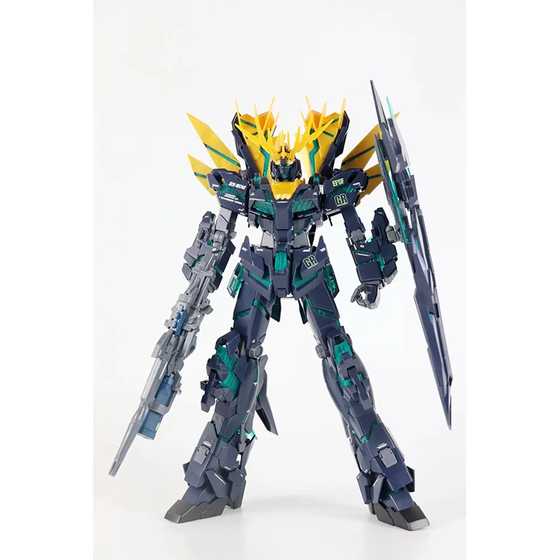 ダバン製ユニコーンガンプラ Daban-子供用ユニコーンファイターロボットキット、青と白のバー