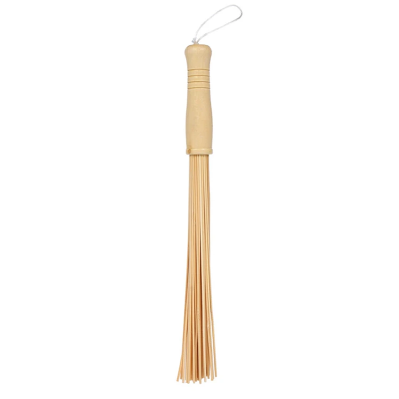 2 PCs 40 cm Bamboo Broom for Sauna and Bath Massage Bamboo Accessories 5