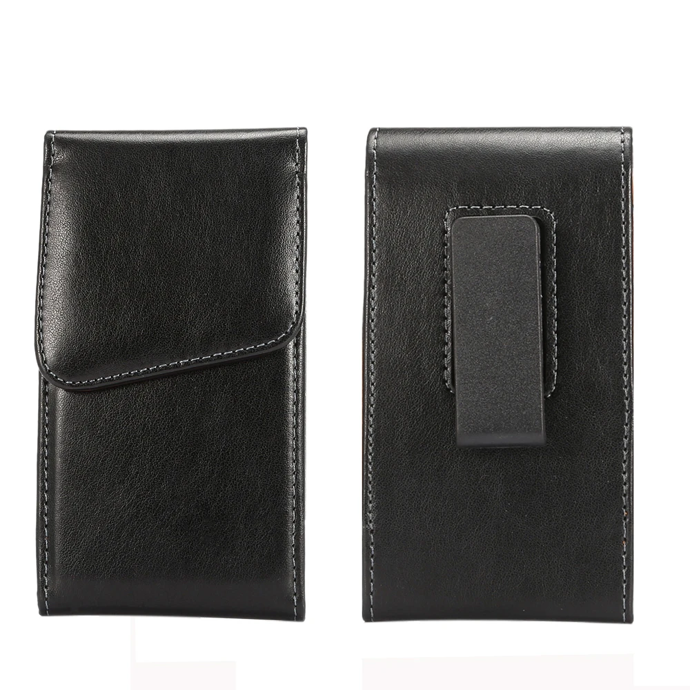 Vertical Pu Leather Case Phone Belt Clip Cover Waist Fanny Pack Phone Bag Universal For 4.7 5.5 Inch 6.0 6.3 Inch Mobile Phones