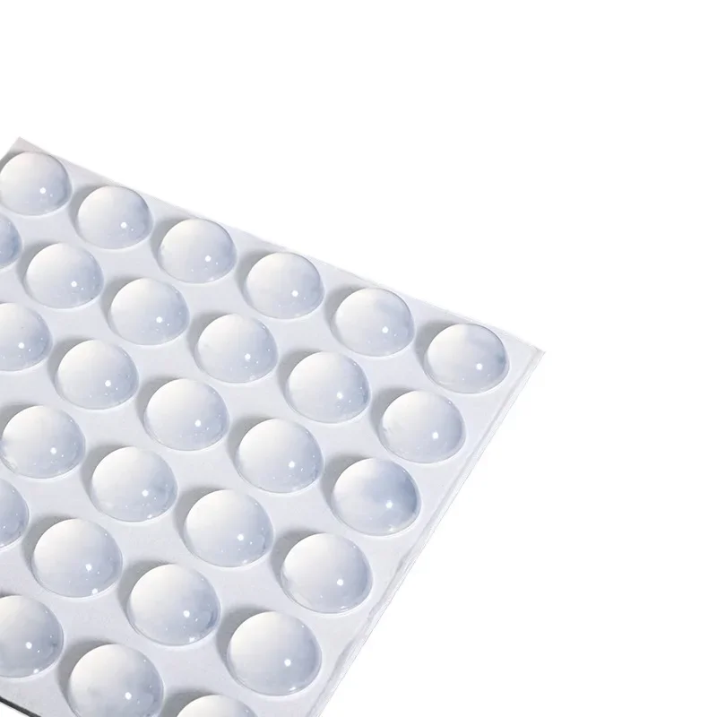 Silicone Mini Transparent Doorstop 100/200/300pcs Anti-collision Silent er Table, Chair, Cabinet Furniture Protection Pad