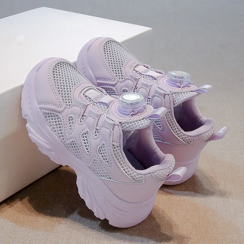 Sneakers For Kids Fashion Breathable Mesh Running Shoes Children Walking Tenis School Shoes Girls Boys Light Sport 8 to 12 years