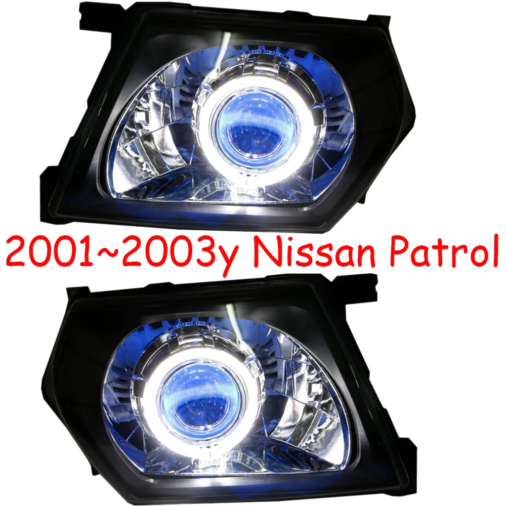 

Автомобильный бампер, фара Nissan патруль y60, светильник 2001 ~ 2003, автомобильные аксессуары, патрульный дневной свет