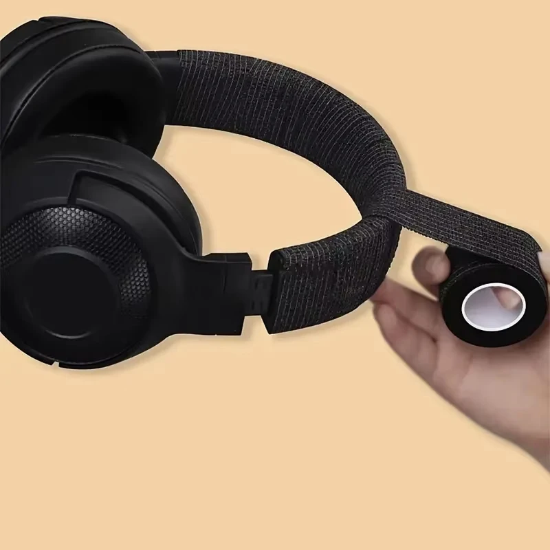 Triple Pack Headphone Headband Protector Tape, Anti-Aging Repair Strips with Durable Fiber Material