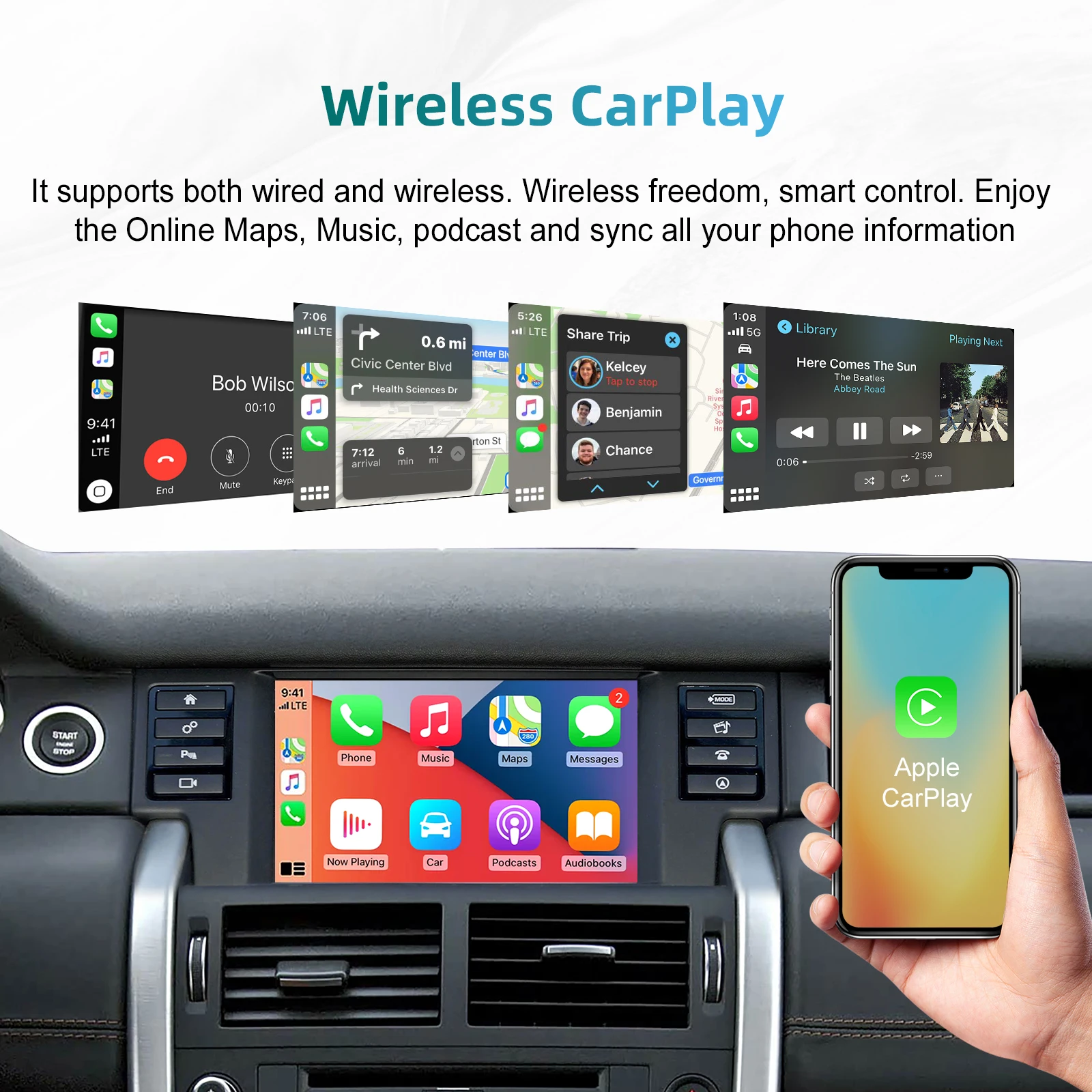 Jaguar Land Rover Wireless Android Auto Interface