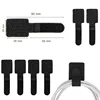 Reusable Cable Ties Fastening Wire Organizer Cord Rope Holder Self Adhesive Adjustable Cord Organizer Straps Desk Management 3