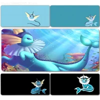 1pc Vaporeon P-Pokemon-n Anime Mouse Pad Large Mouse Mat Pink Office Desk Mat Laptop Gaming Large Mousepad 1