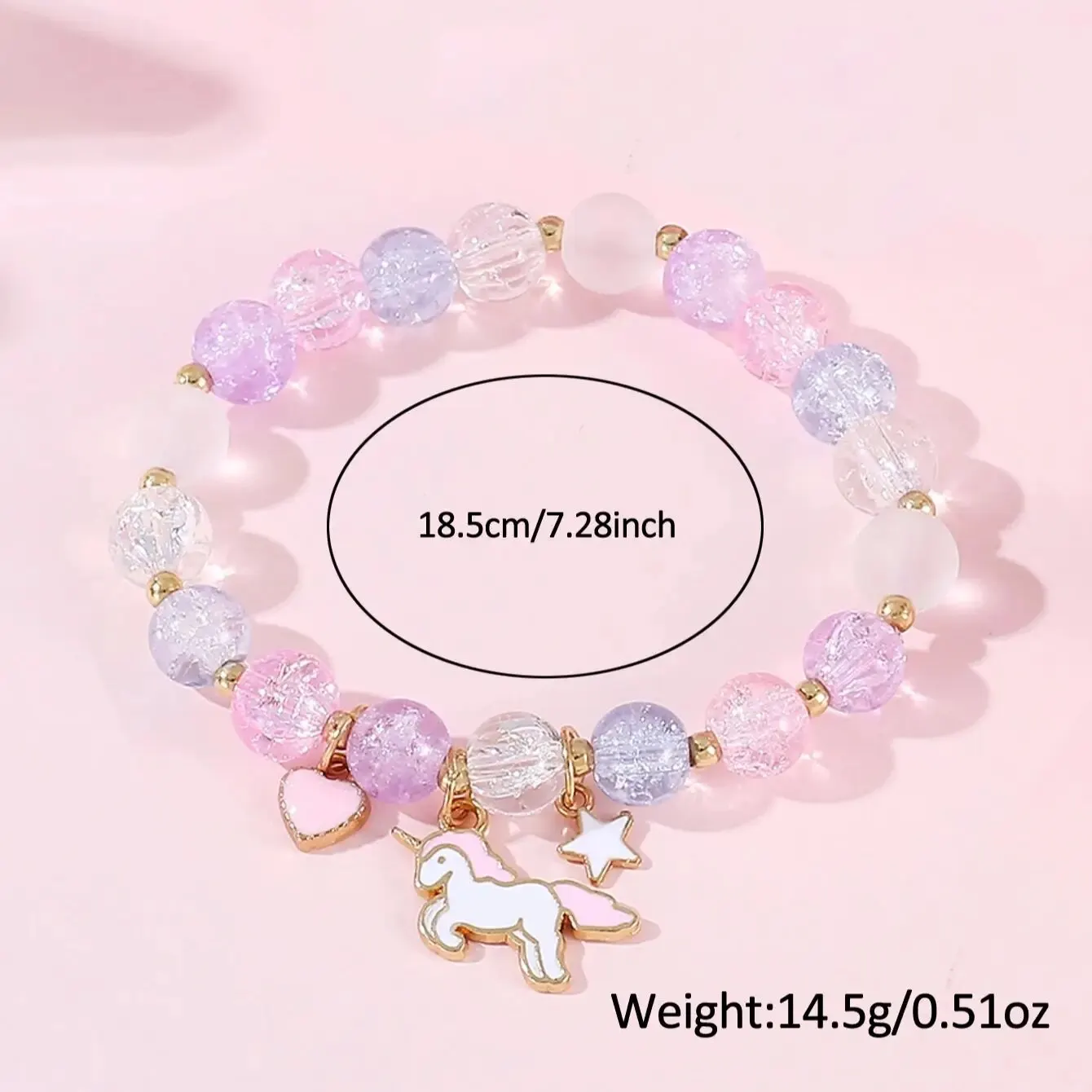 Electronic Watch 1pcs Unicorn Silicone + 1pcs Unicorn Crystal Bracelet Set Gift DAUGHTER'S GRADUATION Season